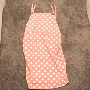 *New Never Worn* Pink Polka maternity dress